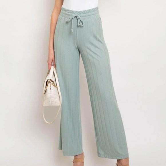 SPRINGTIME CASUAL COMFY PANTS- rust - Picture 6 of 8